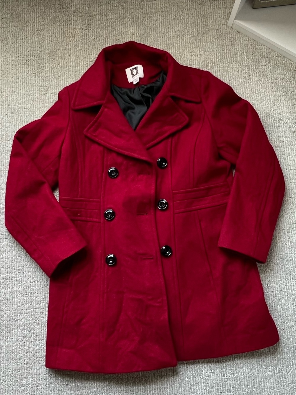 Red Pea Coat